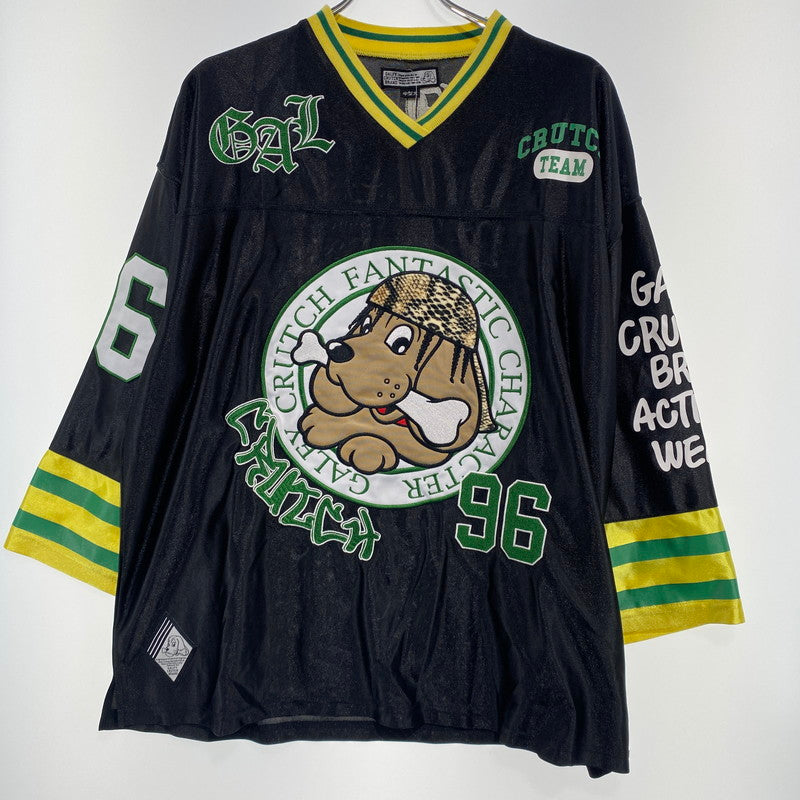 【中古品】【メンズ】 GALFY ガルフィー 151007 HOCKEY SHIRT ウェッサイホッケーシャツ 142-260822-nm-35-tei サイズ：L カラー：ブラック/イエロー 万代Net店
