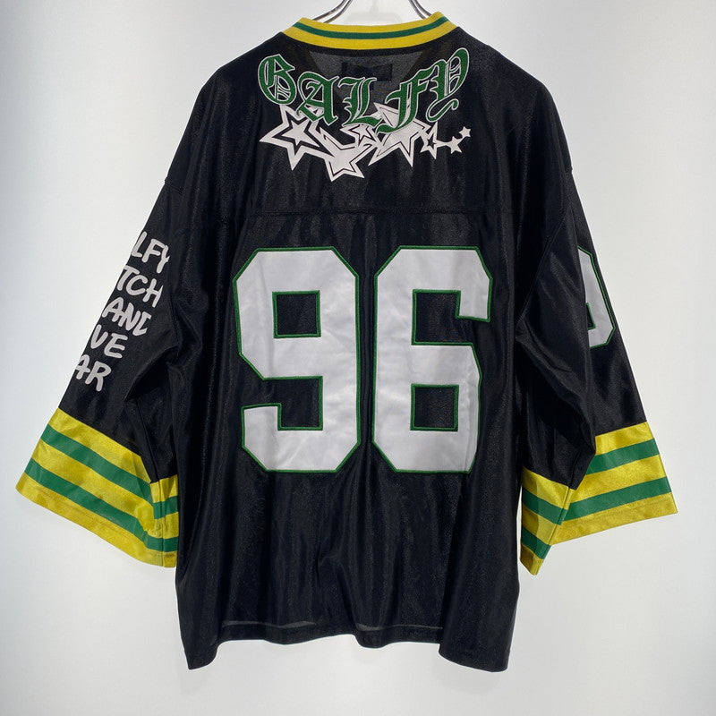【中古品】【メンズ】 GALFY ガルフィー 151007 HOCKEY SHIRT ウェッサイホッケーシャツ 142-260822-nm-35-tei サイズ：L カラー：ブラック/イエロー 万代Net店