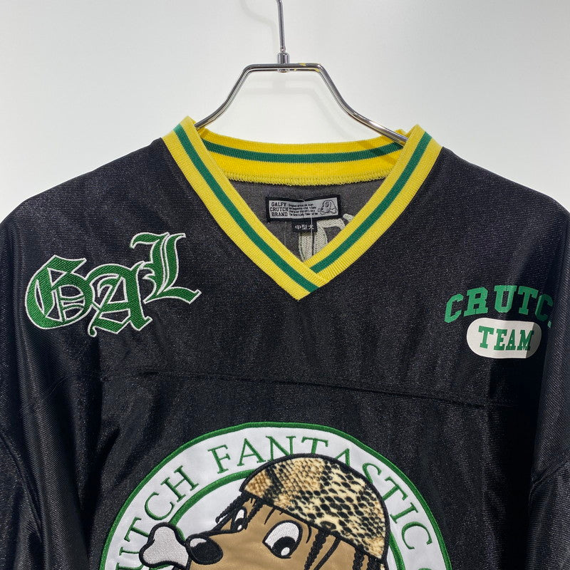 【中古品】【メンズ】 GALFY ガルフィー 151007 HOCKEY SHIRT ウェッサイホッケーシャツ 142-260822-nm-35-tei サイズ：L カラー：ブラック/イエロー 万代Net店