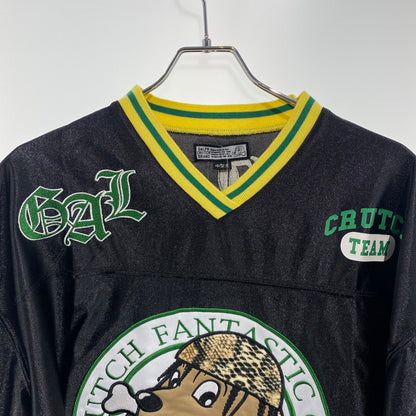 【中古品】【メンズ】 GALFY ガルフィー 151007 HOCKEY SHIRT ウェッサイホッケーシャツ 142-260822-nm-35-tei サイズ：L カラー：ブラック/イエロー 万代Net店