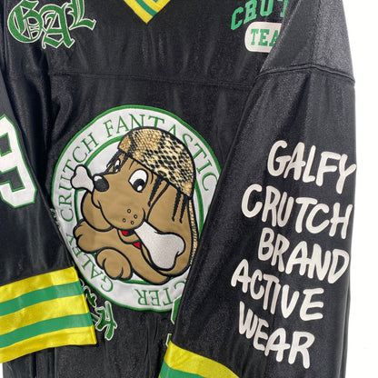 【中古品】【メンズ】 GALFY ガルフィー 151007 HOCKEY SHIRT ウェッサイホッケーシャツ 142-260822-nm-35-tei サイズ：L カラー：ブラック/イエロー 万代Net店