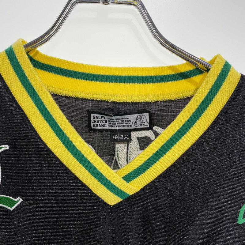 【中古品】【メンズ】 GALFY ガルフィー 151007 HOCKEY SHIRT ウェッサイホッケーシャツ 142-260822-nm-35-tei サイズ：L カラー：ブラック/イエロー 万代Net店