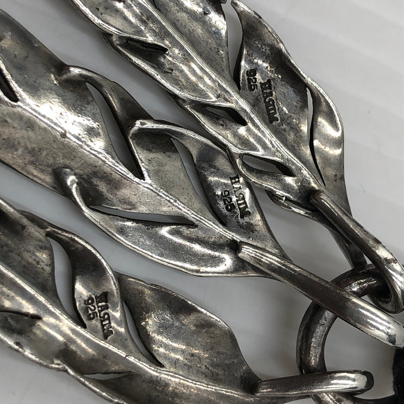 【中古品】【メンズ】 HARIM ハリム 3FEATHER NECKLACE フェザー3連 ネックレス アクセサリー 192-260907-sa-10-teih カラー：シルバー 万代Net店