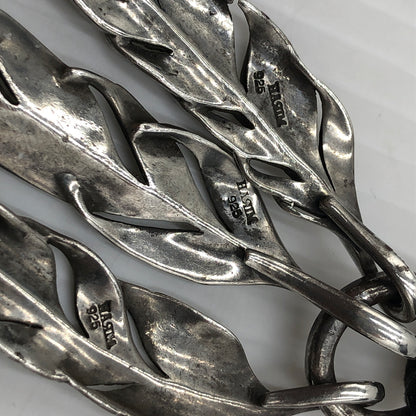 【中古品】【メンズ】 HARIM ハリム 3FEATHER NECKLACE フェザー3連 ネックレス アクセサリー 192-260907-sa-10-teih カラー：シルバー 万代Net店