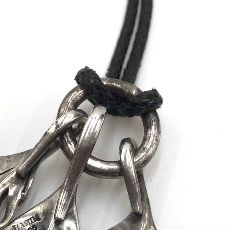 【中古品】【メンズ】 HARIM ハリム 3FEATHER NECKLACE フェザー3連 ネックレス アクセサリー 192-260907-sa-10-teih カラー：シルバー 万代Net店