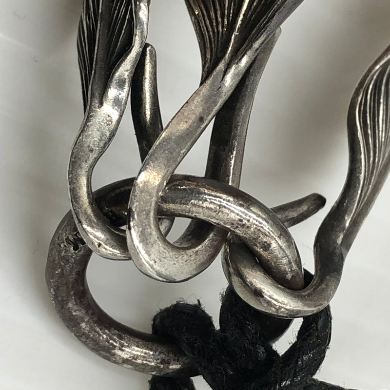 【中古品】【メンズ】 HARIM ハリム 3FEATHER NECKLACE フェザー3連 ネックレス アクセサリー 192-260907-sa-10-teih カラー：シルバー 万代Net店