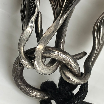【中古品】【メンズ】 HARIM ハリム 3FEATHER NECKLACE フェザー3連 ネックレス アクセサリー 192-260907-sa-10-teih カラー：シルバー 万代Net店