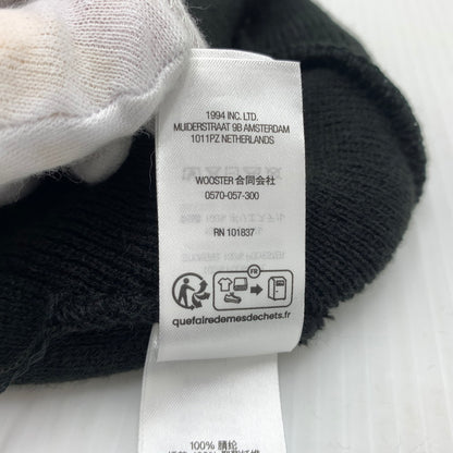 【中古品】【メンズ】 Supreme シュプリーム 23AW PEACE EMBROIBERED BEANIE ピース エンブロイダリー ビーニー 帽子 ニットキャップ 149-260823-ko-14-teih サイズ：ONE SIZE カラー：ブラック 万代Net店