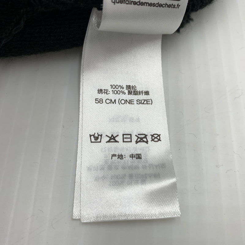 【中古品】【メンズ】 Supreme シュプリーム 23AW PEACE EMBROIBERED BEANIE ピース エンブロイダリー ビーニー 帽子 ニットキャップ 149-260823-ko-14-teih サイズ：ONE SIZE カラー：ブラック 万代Net店