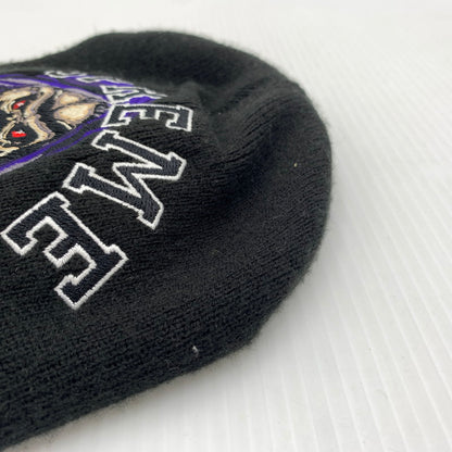 【中古品】【メンズ】 Supreme シュプリーム 23AW PEACE EMBROIBERED BEANIE ピース エンブロイダリー ビーニー 帽子 ニットキャップ 149-260823-ko-14-teih サイズ：ONE SIZE カラー：ブラック 万代Net店