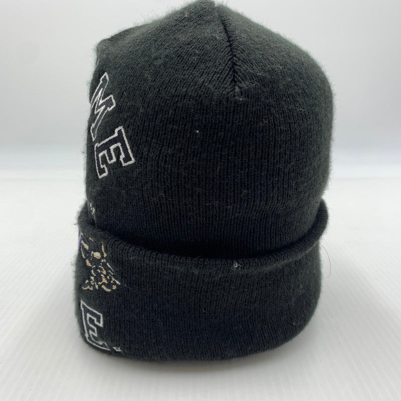 【中古品】【メンズ】 Supreme シュプリーム 23AW PEACE EMBROIBERED BEANIE ピース エンブロイダリー ビーニー 帽子 ニットキャップ 149-260823-ko-14-teih サイズ：ONE SIZE カラー：ブラック 万代Net店