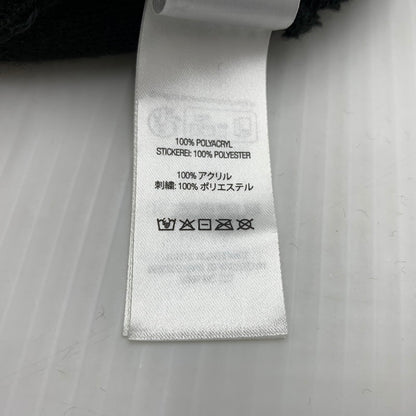 【中古品】【メンズ】 Supreme シュプリーム 23AW PEACE EMBROIBERED BEANIE ピース エンブロイダリー ビーニー 帽子 ニットキャップ 149-260823-ko-14-teih サイズ：ONE SIZE カラー：ブラック 万代Net店