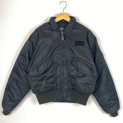【中古品】【メンズ】 SCHOTT ショット FLIGHT JACKET CWU-R フライト ジャケット アウター 145-260821-sa -03-tei サイズ：S カラー：ブラック 万代Net店