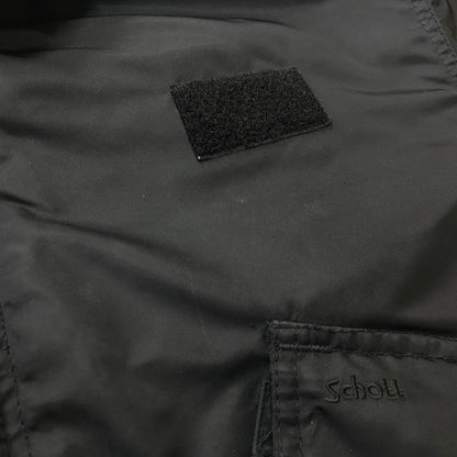 【中古品】【メンズ】 SCHOTT ショット FLIGHT JACKET CWU-R フライト ジャケット アウター 145-260821-sa -03-tei サイズ：S カラー：ブラック 万代Net店