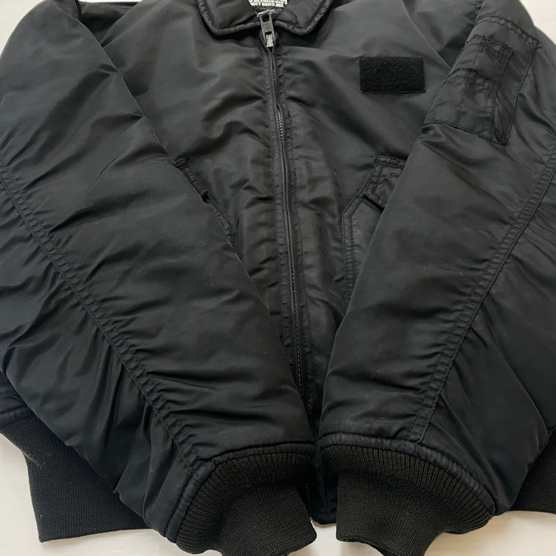 【中古品】【メンズ】 SCHOTT ショット FLIGHT JACKET CWU-R フライト ジャケット アウター 145-260821-sa -03-tei サイズ：S カラー：ブラック 万代Net店