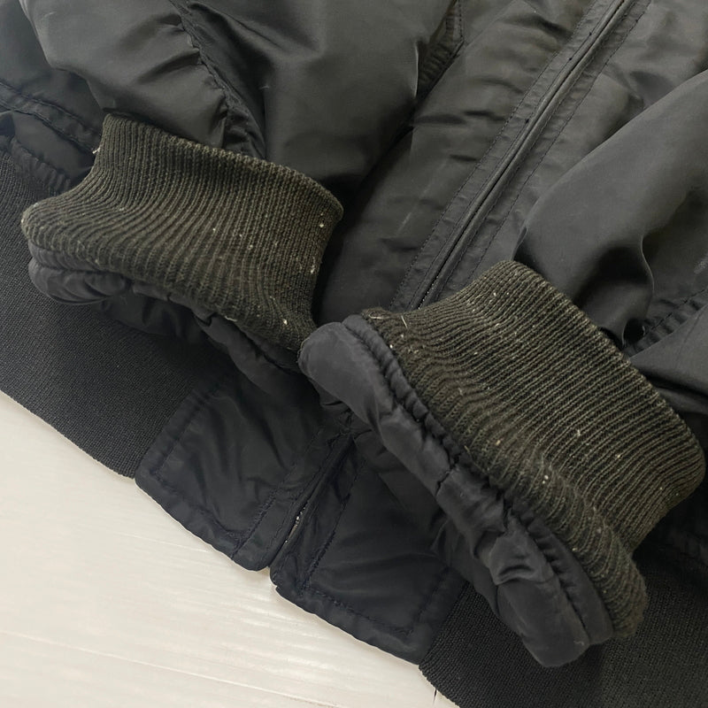 【中古品】【メンズ】 SCHOTT ショット FLIGHT JACKET CWU-R フライト ジャケット アウター 145-260821-sa -03-tei サイズ：S カラー：ブラック 万代Net店
