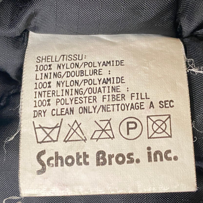 【中古品】【メンズ】 SCHOTT ショット FLIGHT JACKET CWU-R フライト ジャケット アウター 145-260821-sa -03-tei サイズ：S カラー：ブラック 万代Net店