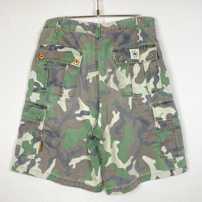 【中古品】【メンズ】 STUSSY ステューシー OUTDOOR CAMO SHORT PANTS アウトドア カモ ショート パンツ ボトムス 短パン 153-260821-sa -12-tei サイズ：34 カラー：カモ柄 万代Net店