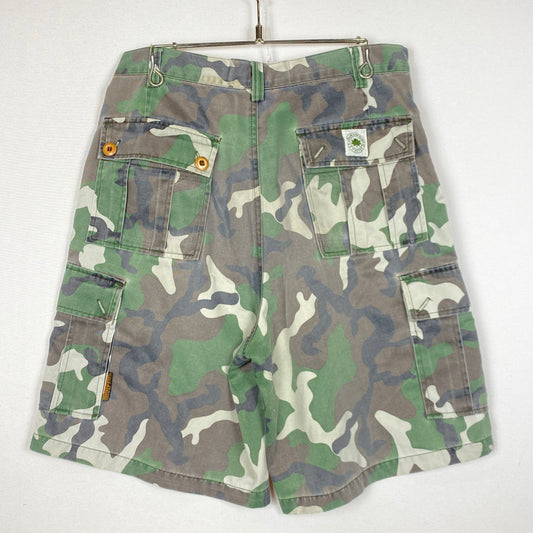 【中古品】【メンズ】 STUSSY ステューシー OUTDOOR CAMO SHORT PANTS アウトドア カモ ショート パンツ ボトムス 短パン 153-260821-sa -12-tei サイズ：34 カラー：カモ柄 万代Net店