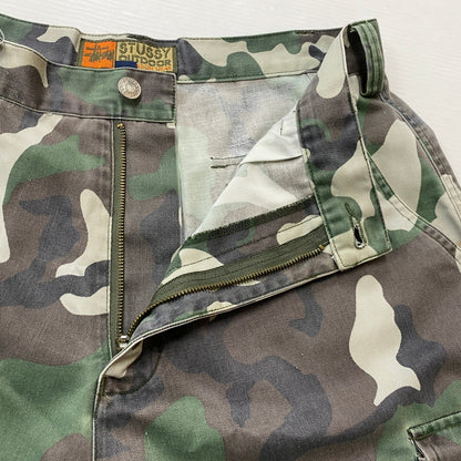 【中古品】【メンズ】 STUSSY ステューシー OUTDOOR CAMO SHORT PANTS アウトドア カモ ショート パンツ ボトムス 短パン 153-260821-sa -12-tei サイズ：34 カラー：カモ柄 万代Net店
