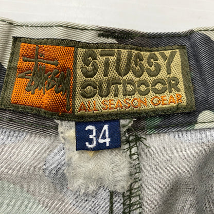 【中古品】【メンズ】 STUSSY ステューシー OUTDOOR CAMO SHORT PANTS アウトドア カモ ショート パンツ ボトムス 短パン 153-260821-sa -12-tei サイズ：34 カラー：カモ柄 万代Net店