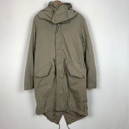 【中古品】【メンズ】 ALPHA アルファ LINER MODS COAT ライナー 付き モッズ コート アウター 145-260823-sa-07-tei サイズ：L カラー：カーキ系 万代Net店