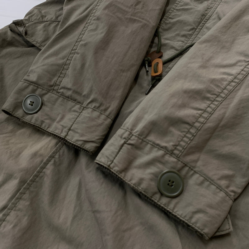 【中古品】【メンズ】 ALPHA アルファ LINER MODS COAT ライナー 付き モッズ コート アウター 145-260823-sa-07-tei サイズ：L カラー：カーキ系 万代Net店