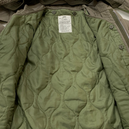 【中古品】【メンズ】 ALPHA アルファ LINER MODS COAT ライナー 付き モッズ コート アウター 145-260823-sa-07-tei サイズ：L カラー：カーキ系 万代Net店