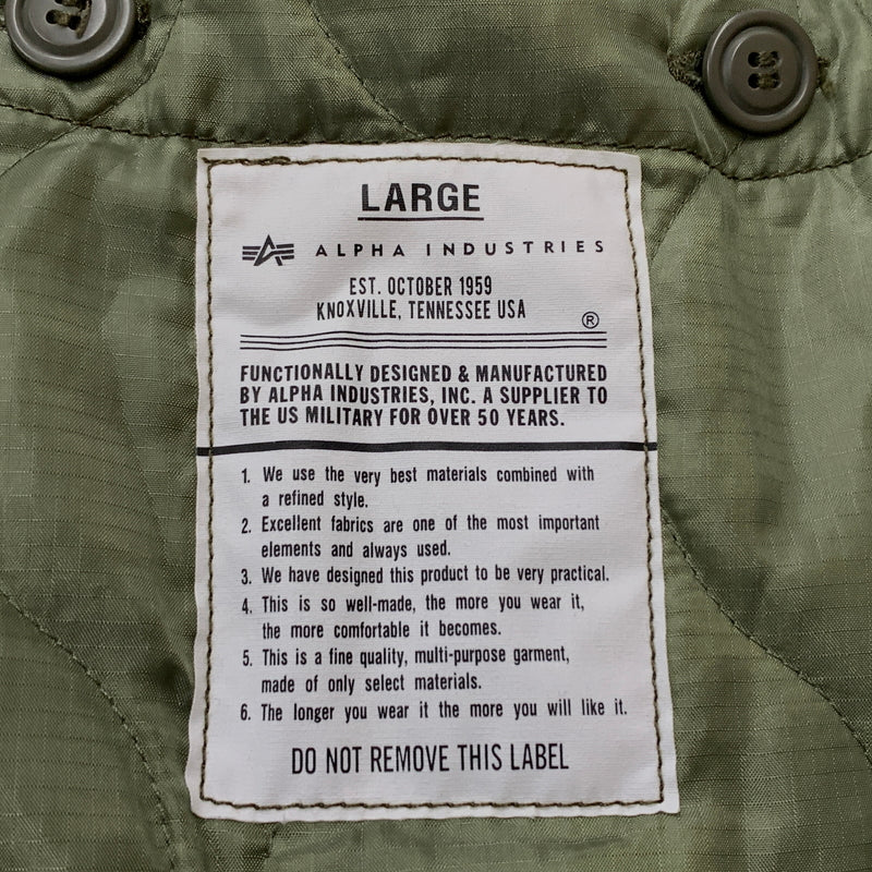 【中古品】【メンズ】 ALPHA アルファ LINER MODS COAT ライナー 付き モッズ コート アウター 145-260823-sa-07-tei サイズ：L カラー：カーキ系 万代Net店