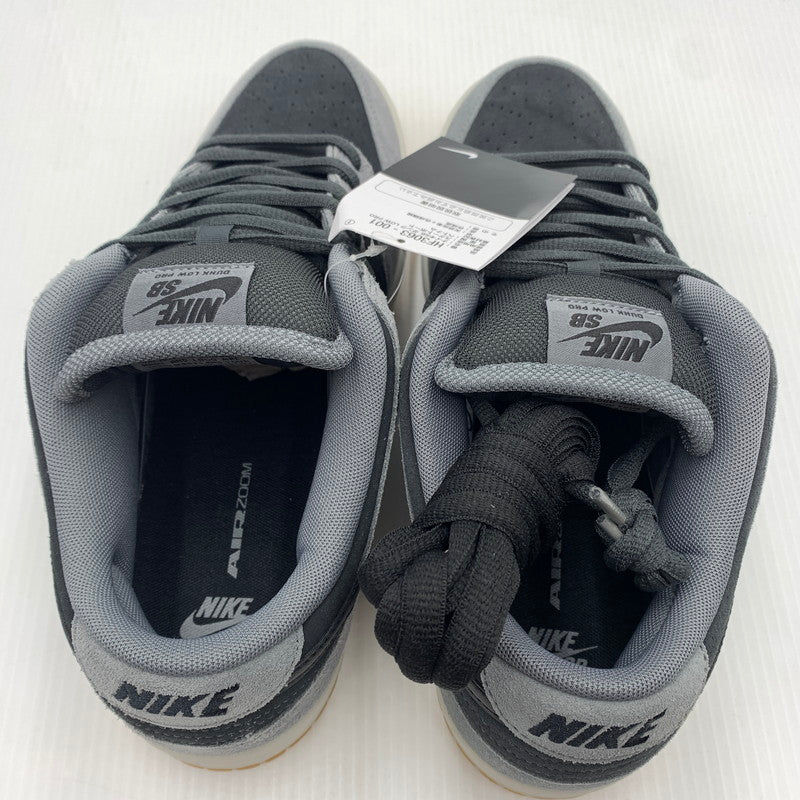 【中古美品】【メンズ】 NIKE ナイキ HF3063-001 SB DUNK LOW PRO BLACK AND SMOKE GREY スニーカー ダンクロー 160-260821-nm-01-tei サイズ：29cm 万代Net店