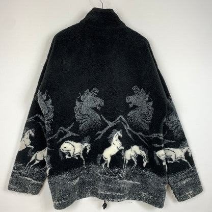 【中古品】【メンズ】 MAZMANIA マズマニア FLEECE JACKET フリース ジャケット アウター 145-260823-sa-02-tei サイズ：L カラー：柄 万代Net店