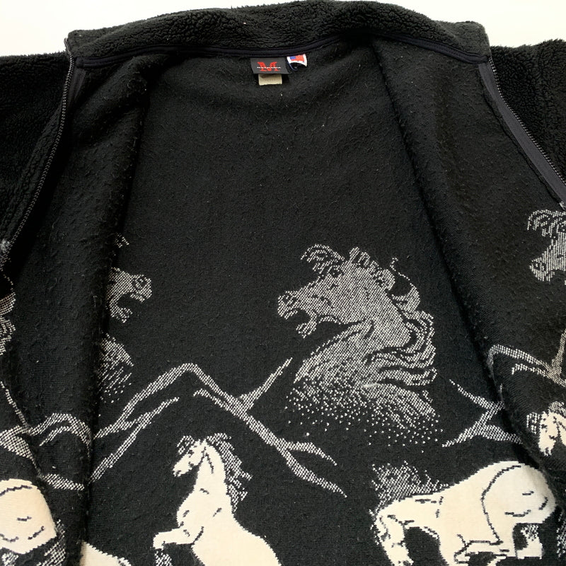 【中古品】【メンズ】 MAZMANIA マズマニア FLEECE JACKET フリース ジャケット アウター 145-260823-sa-02-tei サイズ：L カラー：柄 万代Net店