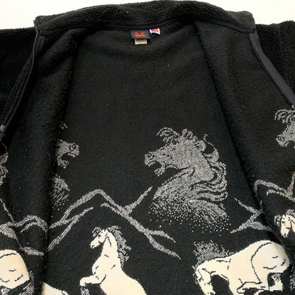 【中古品】【メンズ】 MAZMANIA マズマニア FLEECE JACKET フリース ジャケット アウター 145-260823-sa-02-tei サイズ：L カラー：柄 万代Net店