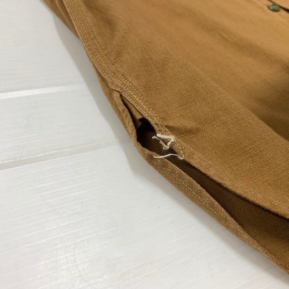 【中古品】【メンズ】 WAREHOUSE ウエアハウス × BIGYANK ビッグヤンク 別注 コラボ YANK FLYER VENTILATION WORK SHIR ヤンク フライヤー ベンチレーション ワークシャツ トップス 145-260823-ko-02-teih サイズ：14 カラー：ブラウン 万代Net店
