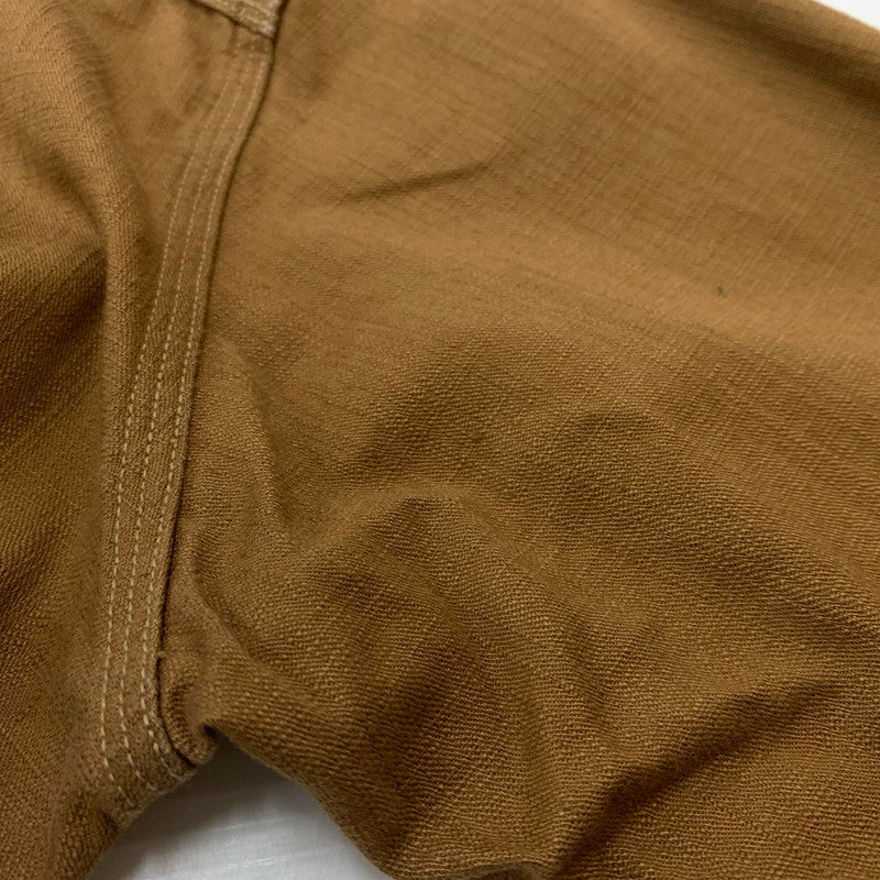 【中古品】【メンズ】 WAREHOUSE ウエアハウス × BIGYANK ビッグヤンク 別注 コラボ YANK FLYER VENTILATION WORK SHIR ヤンク フライヤー ベンチレーション ワークシャツ トップス 145-260823-ko-02-teih サイズ：14 カラー：ブラウン 万代Net店