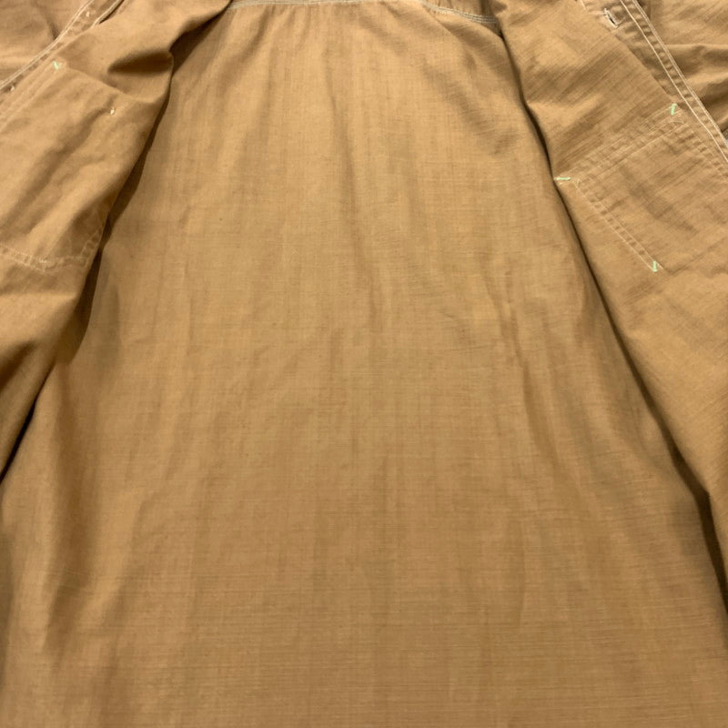 【中古品】【メンズ】 WAREHOUSE ウエアハウス × BIGYANK ビッグヤンク 別注 コラボ YANK FLYER VENTILATION WORK SHIR ヤンク フライヤー ベンチレーション ワークシャツ トップス 145-260823-ko-02-teih サイズ：14 カラー：ブラウン 万代Net店