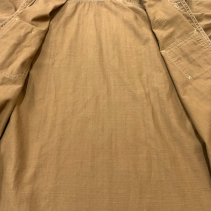 【中古品】【メンズ】 WAREHOUSE ウエアハウス × BIGYANK ビッグヤンク 別注 コラボ YANK FLYER VENTILATION WORK SHIR ヤンク フライヤー ベンチレーション ワークシャツ トップス 145-260823-ko-02-teih サイズ：14 カラー：ブラウン 万代Net店