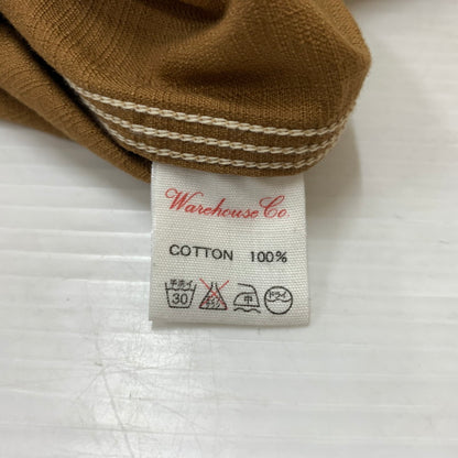 【中古品】【メンズ】 WAREHOUSE ウエアハウス × BIGYANK ビッグヤンク 別注 コラボ YANK FLYER VENTILATION WORK SHIR ヤンク フライヤー ベンチレーション ワークシャツ トップス 145-260823-ko-02-teih サイズ：14 カラー：ブラウン 万代Net店