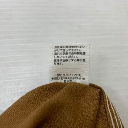 【中古品】【メンズ】 WAREHOUSE ウエアハウス × BIGYANK ビッグヤンク 別注 コラボ YANK FLYER VENTILATION WORK SHIR ヤンク フライヤー ベンチレーション ワークシャツ トップス 145-260823-ko-02-teih サイズ：14 カラー：ブラウン 万代Net店