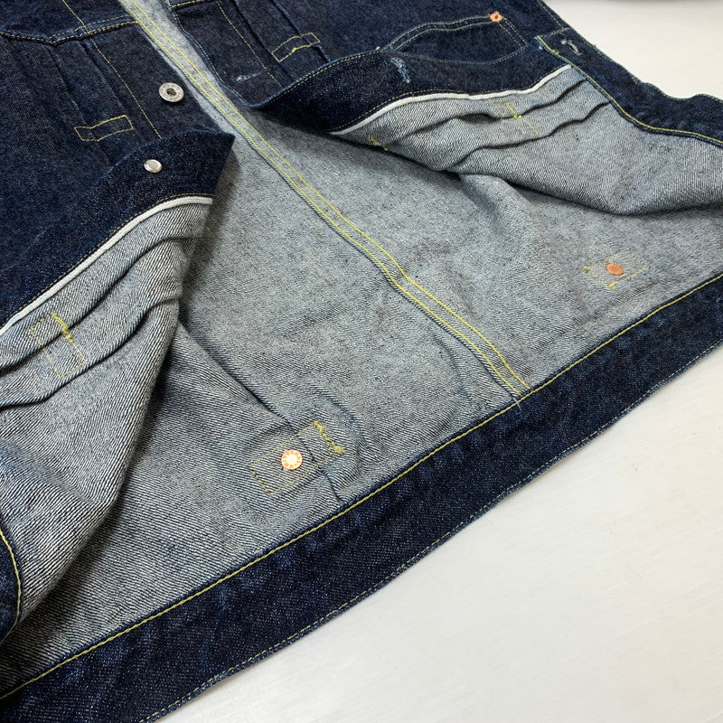 【中古品】【メンズ】 TCB Jeans ティーシービージーンズ 1ST TYPE DENIM JACKET ファーストタイプ デニムジャケット ライトアウター Gジャン 145-260823-ko-03-teih サイズ：46 カラー：インディゴ 万代Net店