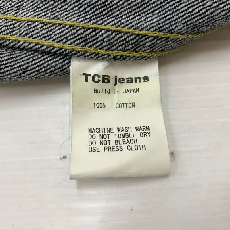 【中古品】【メンズ】 TCB Jeans ティーシービージーンズ 1ST TYPE DENIM JACKET ファーストタイプ デニムジャケット ライトアウター Gジャン 145-260823-ko-03-teih サイズ：46 カラー：インディゴ 万代Net店