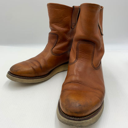 【現状渡し品】【メンズ】 RED WING レッドウィング 90's PECOS BOOTS 90年代 ペコスブーツ 靴 緑犬タグ 164-260823-ko-18-teih サイズ：9E カラー：ブラウン 万代Net店