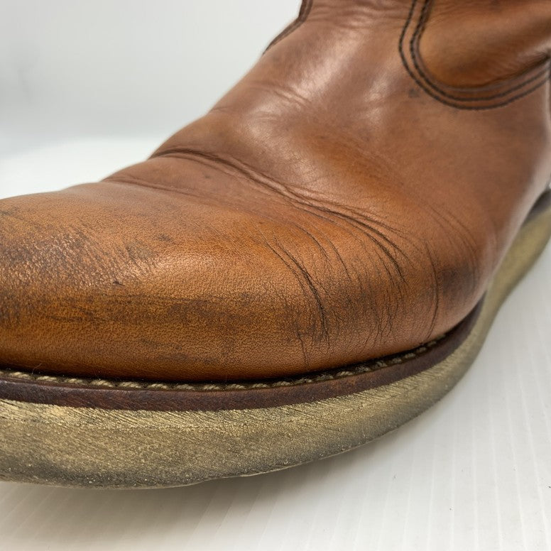 【現状渡し品】【メンズ】 RED WING レッドウィング 90's PECOS BOOTS 90年代 ペコスブーツ 靴 緑犬タグ 164-260823-ko-18-teih サイズ：9E カラー：ブラウン 万代Net店
