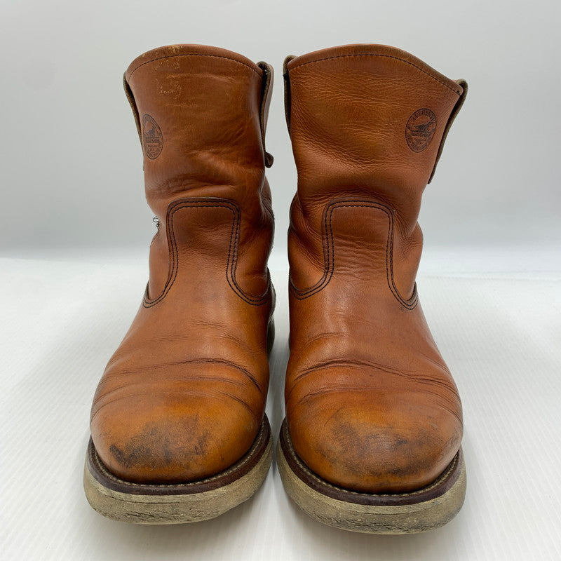 【現状渡し品】【メンズ】 RED WING レッドウィング 90's PECOS BOOTS 90年代 ペコスブーツ 靴 緑犬タグ 164-260823-ko-18-teih サイズ：9E カラー：ブラウン 万代Net店