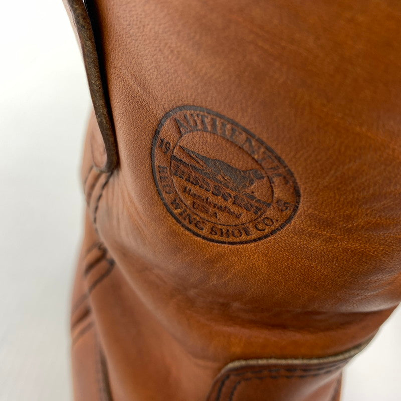【現状渡し品】【メンズ】 RED WING レッドウィング 90's PECOS BOOTS 90年代 ペコスブーツ 靴 緑犬タグ 164-260823-ko-18-teih サイズ：9E カラー：ブラウン 万代Net店