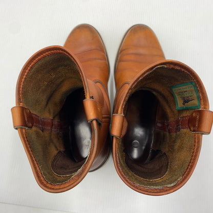 【現状渡し品】【メンズ】 RED WING レッドウィング 90's PECOS BOOTS 90年代 ペコスブーツ 靴 緑犬タグ 164-260823-ko-18-teih サイズ：9E カラー：ブラウン 万代Net店