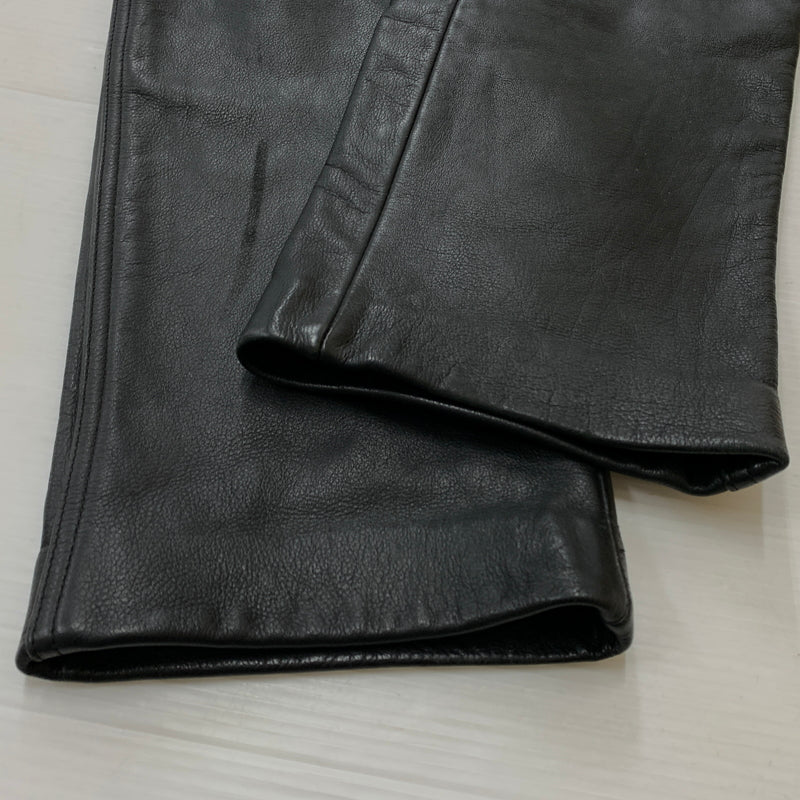 【中古品】【メンズ】 HARLEY-DAVIDSON ハーレー ダビッドソン LEATHER PANTS 98146 レザー パンツ ボトムス 156-260823-sa-10-tei サイズ：33 カラー：ブラック 万代Net店