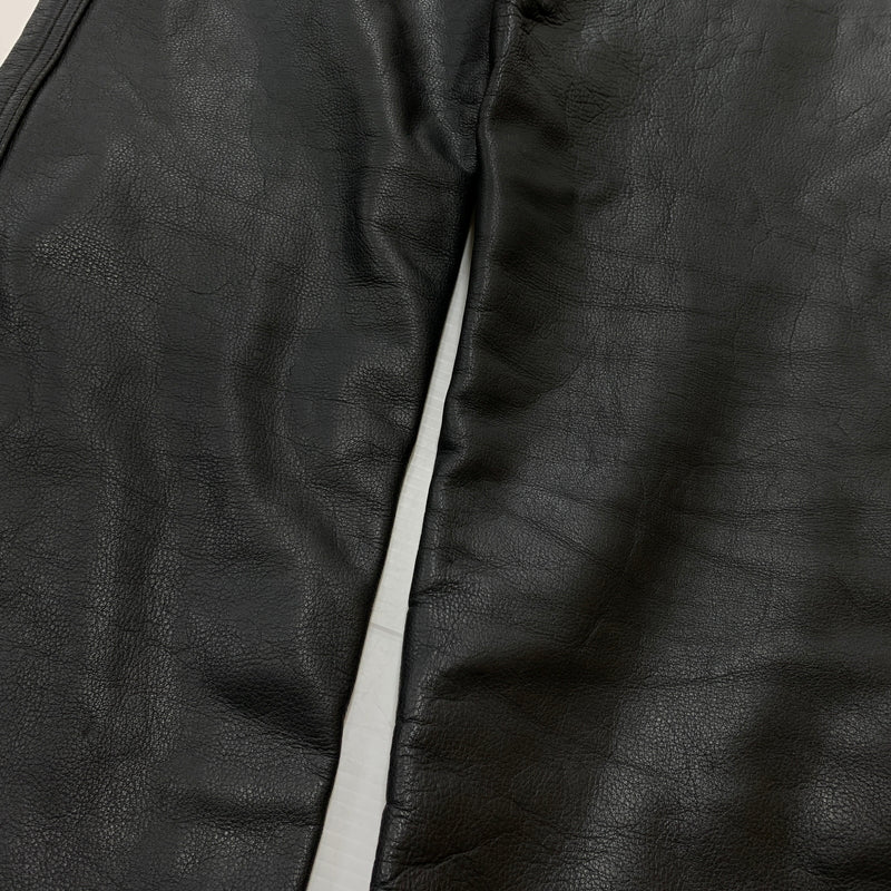 【中古品】【メンズ】 HARLEY-DAVIDSON ハーレー ダビッドソン LEATHER PANTS 98146 レザー パンツ ボトムス 156-260823-sa-10-tei サイズ：33 カラー：ブラック 万代Net店
