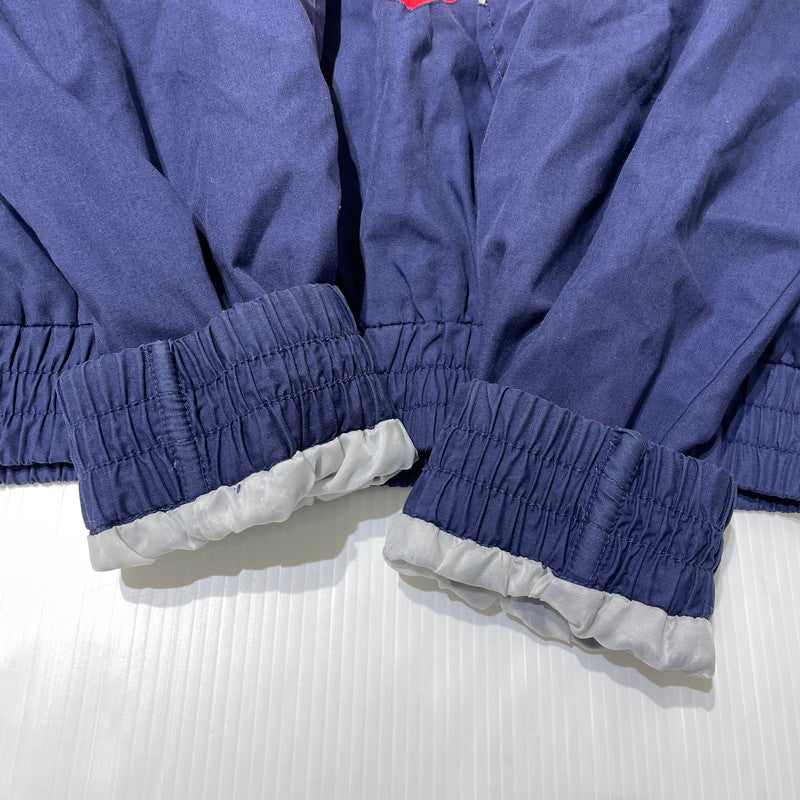 【中古品】【メンズ】 HUMMEL ヒュンメル 90's HALF ZIP JACKET 22175 90年代 ハーフジップ ジャケット ライトアウター 148-260826-yo-05-teih サイズ：S カラー：ホワイト/ネイビー/レッド 万代Net店