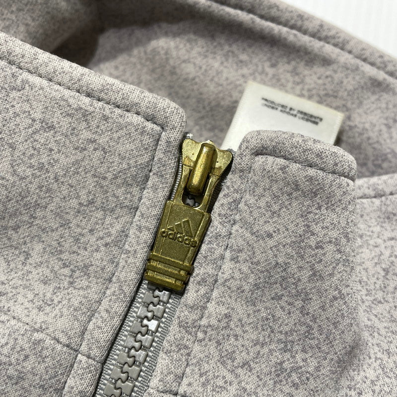 【中古品】【メンズ】 ADIDAS アディダス TRACK JACKET AD-2810 トラックジャケット ライトアウター デサント製 148-260826-yo-12-teih サイズ：S-M カラー：グレー 万代Net店